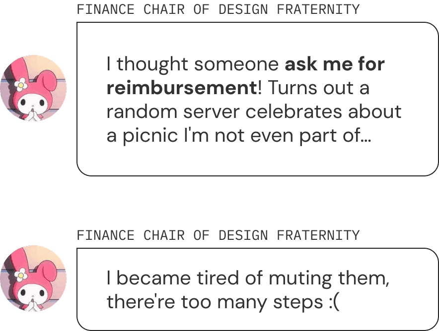 Storyboard: Discord notifications interrupt focused time