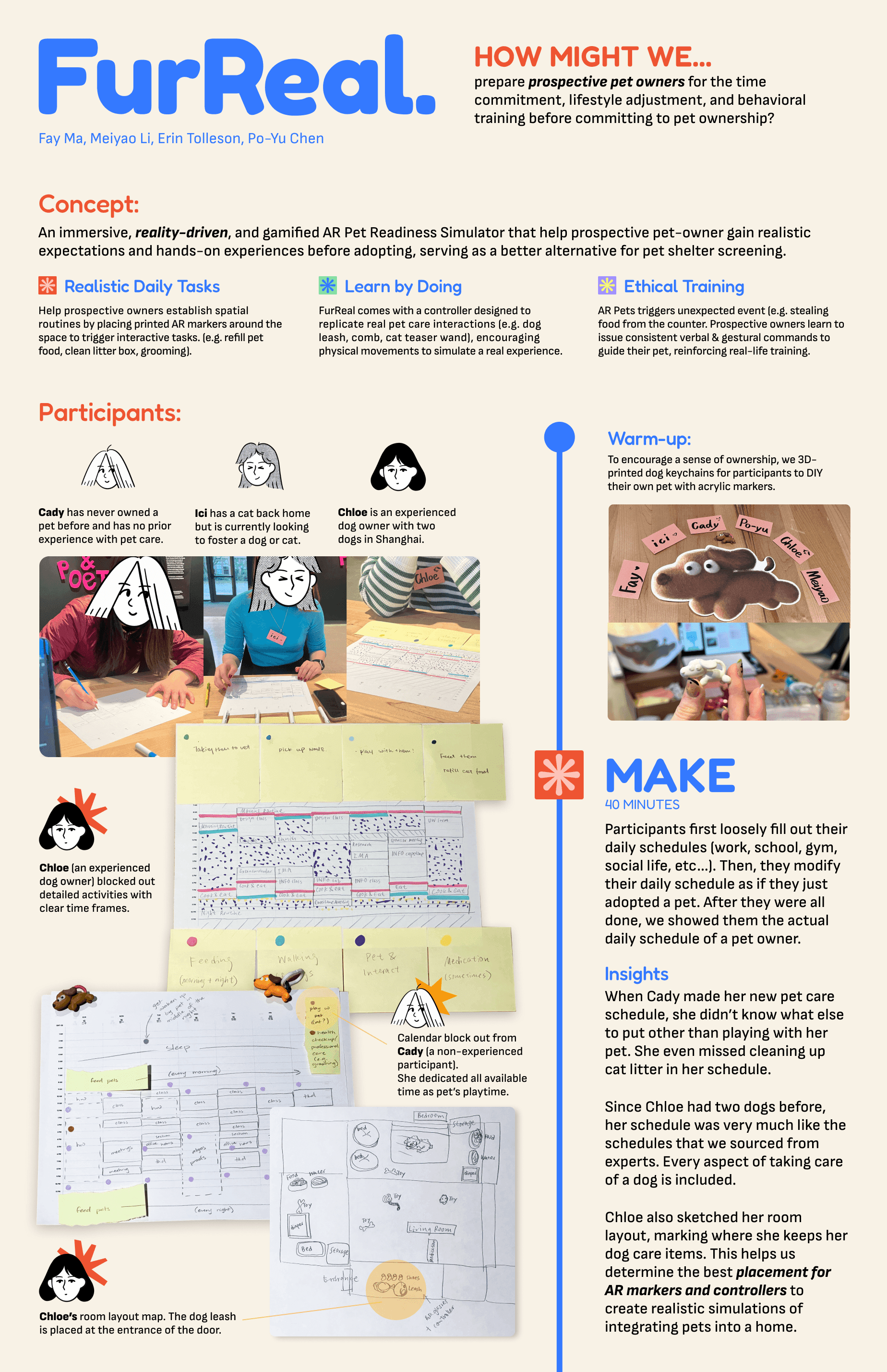 FurReal participatory workshop activity